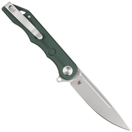 Nóż składany Kubey Knife Mizo Green G10, Bead Blast AUS-10 by Tiguass (KU312F)