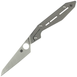 Nóż składany Spyderco Nand Gray Titanium, Satin M398 by Paul Alexander (C270TIP)