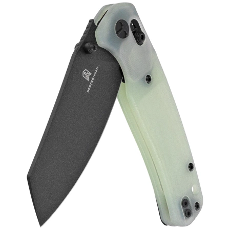 Nóż składany Bestechman Cicada's Wing Jade G10, Black 10Cr15MoV (BMK06A)