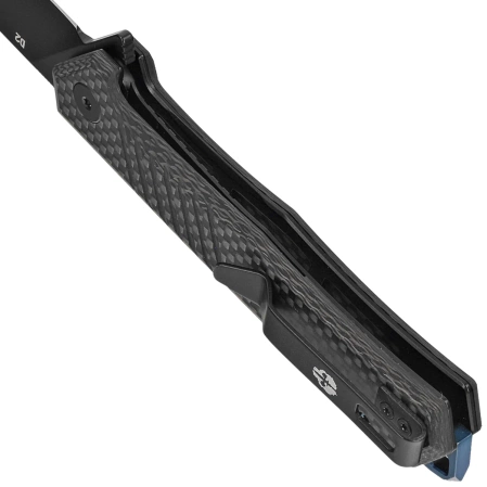 Tekto F1 Alpha Knife Black Carbon Fiber, Blue HW, Black D2