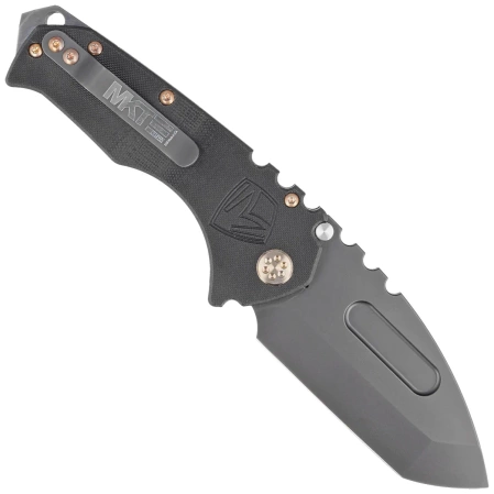Medford Praetorian Scout M/P Black G10, Bronze HW, DLC Clip, Black DLC D2 by Greg Medford (MKM30DPT-0808-T1CP-BP)