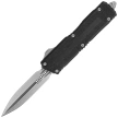 Microtech Scarab II Gen III D/E OTF Knife Black Aluminum, Stonewashed M390MK by Tony Marfione (1280-10)