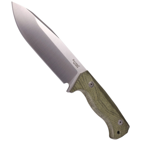 Nóż LionSteel Green Canvas Micarta, Satin CPM 3V by Molletta (T6 3V CVG)