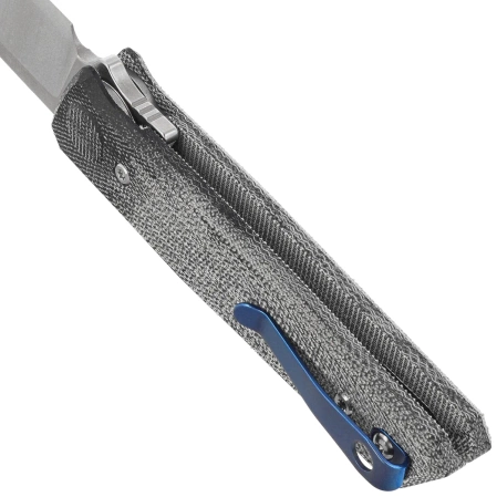 Reate PL-6 Knife Black Micarta, Satin Nitro-V (PL-6 BKM SAT)