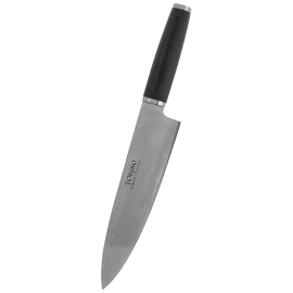 Tokisu Gyuto Kitchen Knife Black Rubber, Damascus (17475)