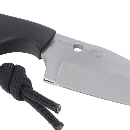 Nóż Spyderco Subway Bowie Black FRN, Satin Plain LC200N by Fred Perrin (FB48PBK)