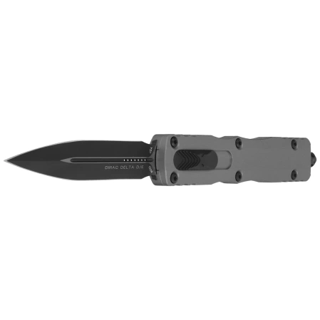 Microtech Dirac Delta D/E OTF Knife Natural Clear Aluminium, Black M390 by Tony Marfione (227-1NC)
