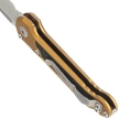 Microtech LUDT Gen III T/E Automatic Knife Tan Aluminum, Stonewashed M390MK by Tony Marfione (1136-10TA)