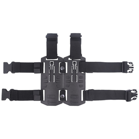Fobus QuickLock Thigh Rig Platform with 3 QuickLock Plates for Holsters and Pouches (TRP222)