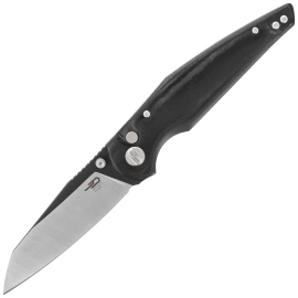 Nóż składany Bestech Snakebird Black Micarta, Satin / Black PVD 14C28N (BG58B)