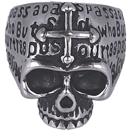 Pierścień Tole 10 Imperial Skull Cross Ring Ø21 (09984-21)