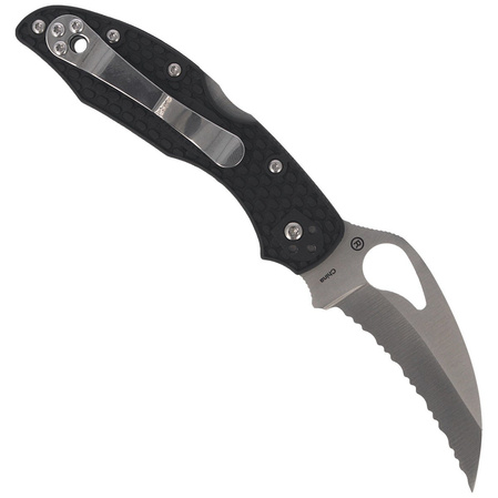 Spyderco Byrd Hawkbill FRN Black, SpyderEdge (BY22SBK)