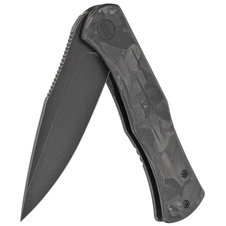 Nóż składany WE Knife Primoris Marble Carbon Fiber / Black Ti, Black Stonewashed (WE20047B-1)