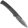 Nóż składany Civivi Caetus Twill Carbon Fiber, Black Hand Rubbed Damascus (C21025C-DS1)