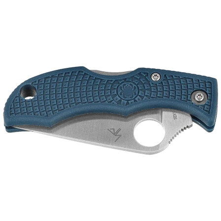 Nóż składany Spyderco Ladybug 3 Blue FRN, Satin K390 by Sal Glesser (LFP3K390)