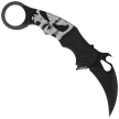 Nóż składany Fox The Skull Karambit Black Aluminium, Black N690Co (FX-599 ALB-4)