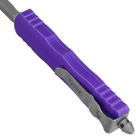Nóż automatyczny OTF Microtech Dirac D/E Purple Aluminium, Apocalyptic M390 by Tony Marfione (225-10APPU)