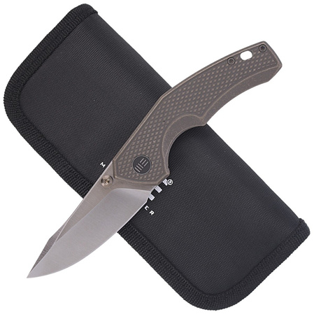 WE Knife Gnar Bronze Titanium, Satin CPM S35V by Matt Degnan (917A)