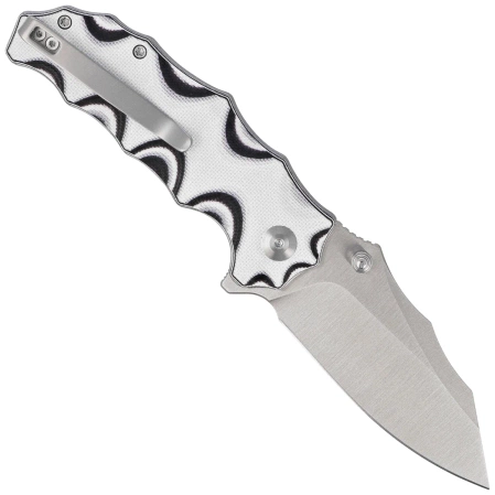 Civivi Natterjack Knife White / Black G10, Satin 14C28N (C24028-3)
