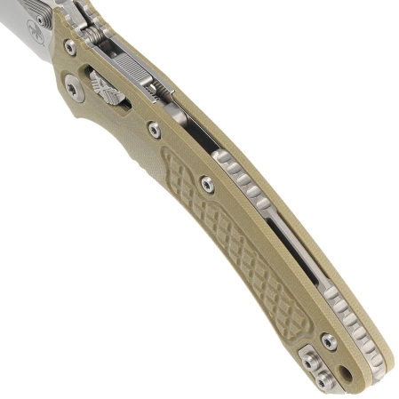 Microtech Amphibian Ram-Lok S/E Frag OD Green G10, Stonewashed M390MK by Tony Marfione (137RL-10FRGTOD)