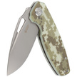 Nóż składany Kubey Tityus Camo G10, Bead Blasted D2 (KU322K)