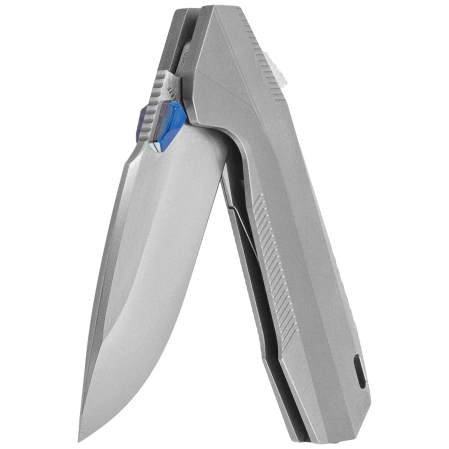 Remette RT-WK1-D Disassemble Knife Gray Titanium, Hand Satin/ Pearlescent M390
