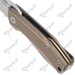 Nóż składany LionSteel Nano Bronze Titanium, Satin MagnaCut (NA01 BR)