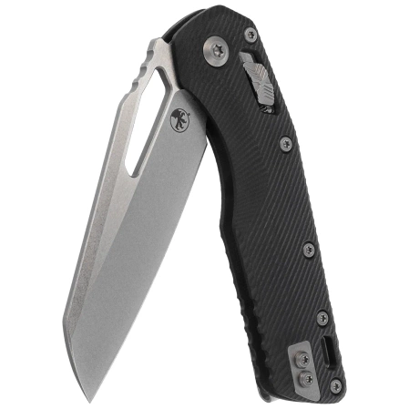 Nóż składany Microtech MSI S/E Ram-Lok Black Fluted G10, Stonewashed M390MK by Tony Marfione (210-10FLGTBK)