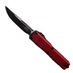 Microtech Ultratech Gen IV S/E OTF Knife Merlot Aluminum, Black M390MK by Tony Marfione (11214-1MR)
