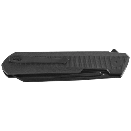 Nóż składany Bestechman Dundee Sheepfoot Black G10, Black PVD D2 by Ostap Hel (BMK09E)