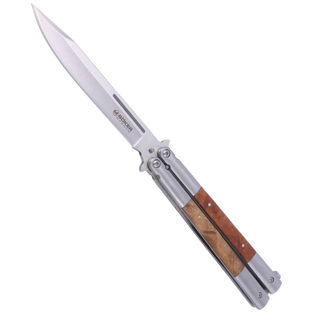 Nóż motylek Böker Magnum Balisong Wood Large (06EX405)