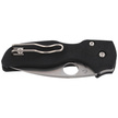 Spyderco Lil' Native G-10 Black Compression Lock PlainEdge Knife (C230GP)