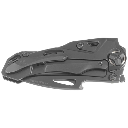 RikeKnife Athron B Black DLC Titanium, Black DLC M390 by Declynx (RK-Athron-B/B)