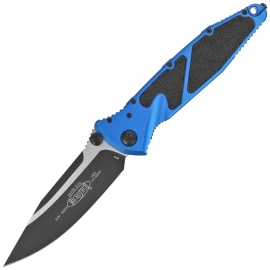 Nóż składany Microtech Socom Elite S/E-M Blue Aluminum, Black M390MK by Tony Marfione (160-1BL)