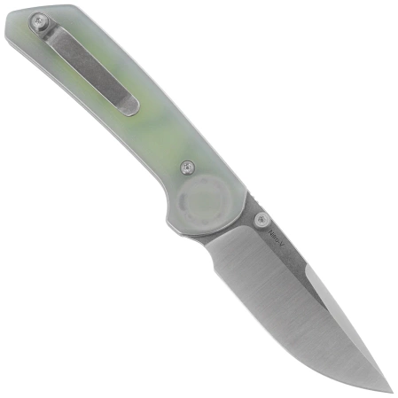 Reate PL-XT V2 Knife Jade G10, Stonewashed / Satin Nitro-V (PL-XT V2 JG10 STW/SAT)