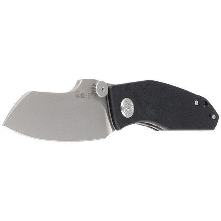 Kubey Knife Monsterdog Black G10, Bead Blasted 14C28N by Dmitry Osarenko (KU337A)