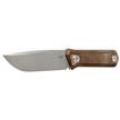 Bestech Knife Hedron Brown Canvas Micarta, Stonewash D2 by Ostap Hel (BFK02D)