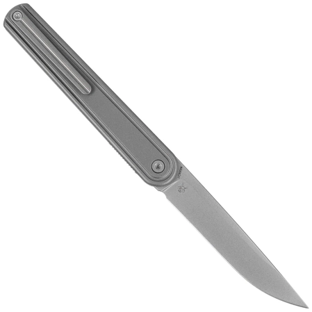 Nóż składany Bestech Ink Silver Titanium, Sandblasted / Stonewashed MagnaCut by Denis Simonutti (BT2502A)