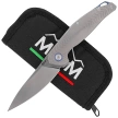 Nóż składany MKM Goccia Bead Blasted Titanium, Satin M390 by Jens Ansø (MKGC-T)