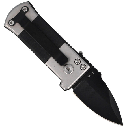 Puma TEC Black G10 / Stainless Automatic Knife, Black 420 (313307)