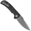Spartan Blades Astor Knife Black G10/Carbon Fiber, Tumbled CPM 154CM by Les George (SFBL8CF)