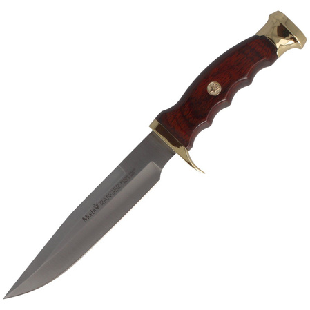 Muela Ranger-14R Brown Pakka Wood, Satin X50CrMoV15 knife