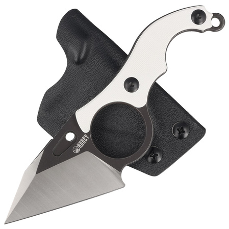 Kubey Hippocam Knife Ivory G10, Two Tone D2 (KU166C)