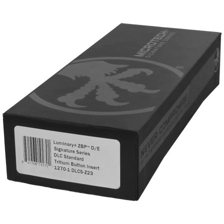 Microtech Luminary ZBP D/E Signature OTF Knife Black Aluminum, Black DLC M390MK by Tony Marfione (1270-1DLCS-Z23)