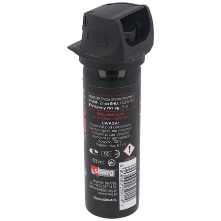 Sharg Police RSG Foam 2mln SHU Pepper Spray, Stream 63ml (12063-FS)