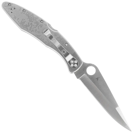 Spyderco Police Model Stainless Steel PlainEdge Knife (C07P)
