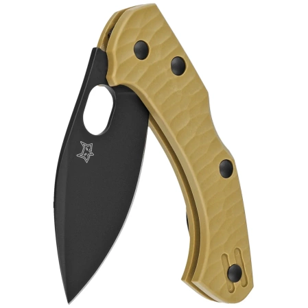 Fox Zero 2.0 Desert Warrior OD Green FRN, Black Top Shield Becut by Jens Ansø knife (FX-311 OD)