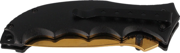 Herbertz CJH Knife 3D Dragon Aluminum, Golden Titanium Coating (10000363)