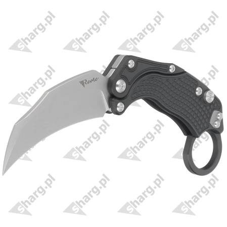 Reate Knife EXO-K Gravity Karambit Black Aluminium, Stonewashed N690