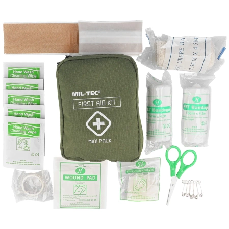 Apteczka Mil-Tec First Aid Kit Midi Pack, Olive (16025900)